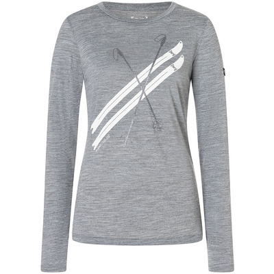 Super.Natural Dames Kryssede Ski Longsleeve