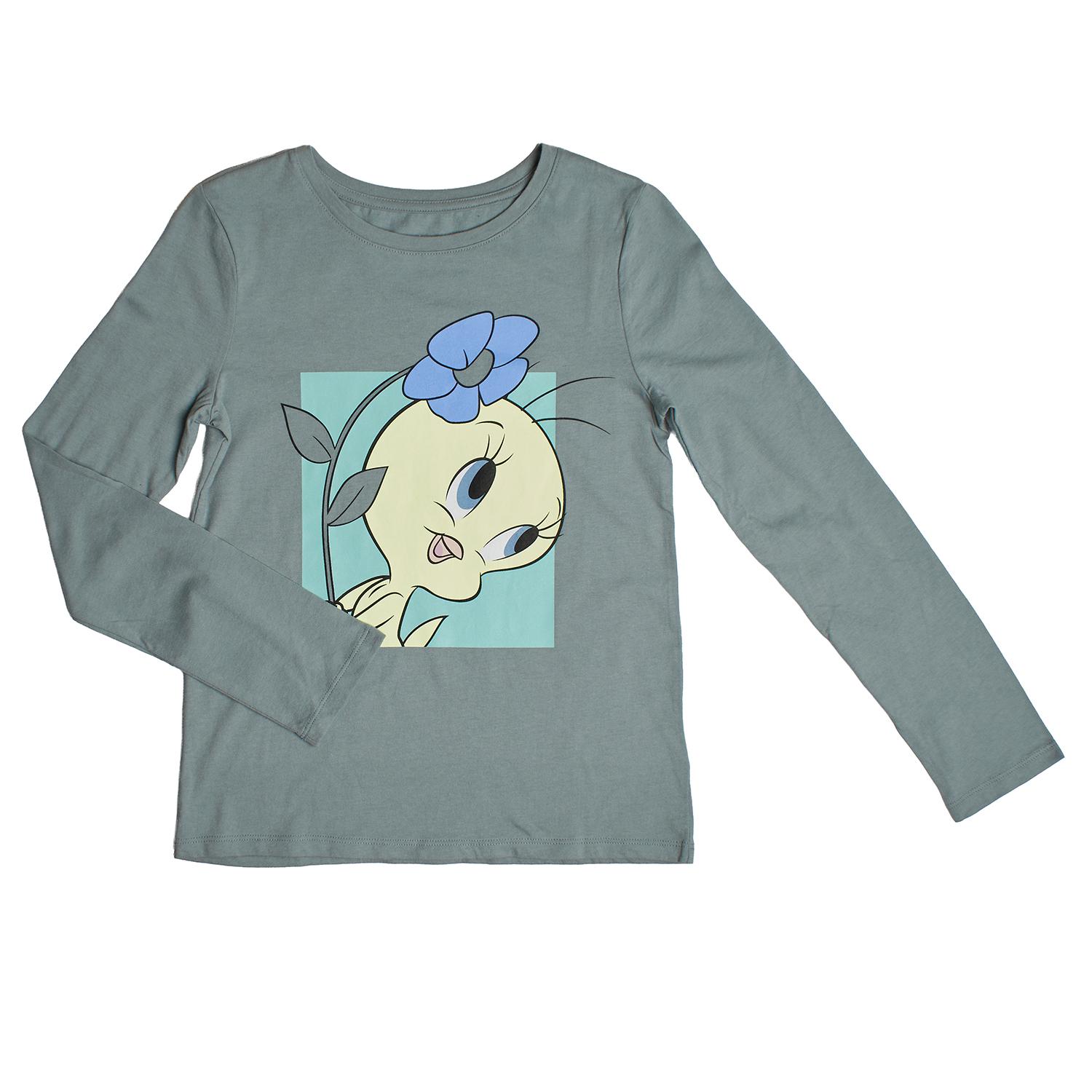 BlackPrice Camiseta Manga Larga Looney Tunes 517681 para Niña 10 AÑOS