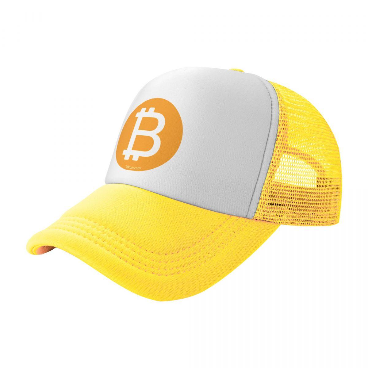 NOmo Home Bitcoin Store - Bitcoin B-baseballpet Zomer ademende mesh-hoed Sport-zonbeschermingsschild Unisex mesh-caps Adjustable