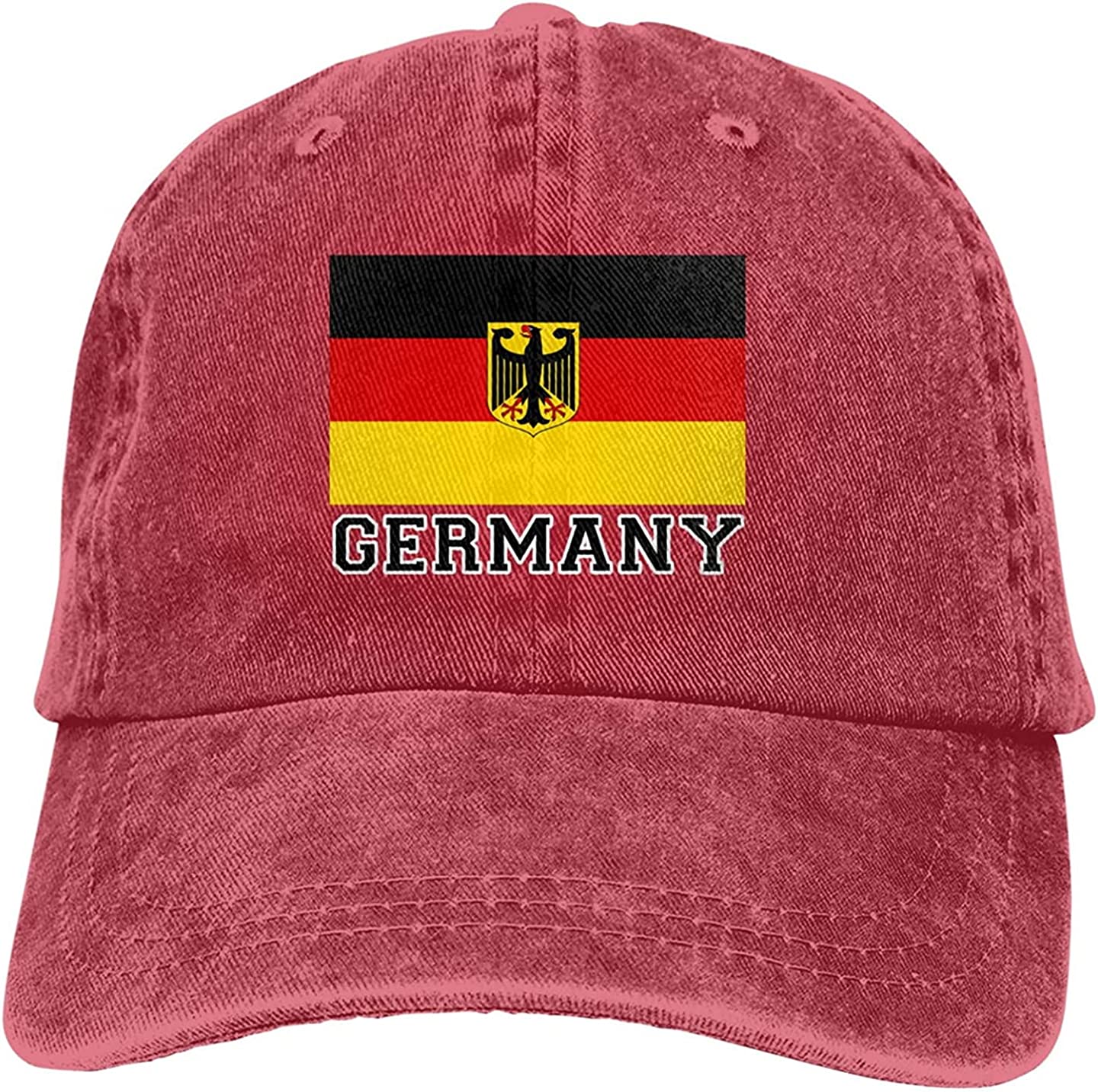 Flowers Fashion Duitse vlag unisex mode cowboyhoed katoen verstelbare baseballpet One Size