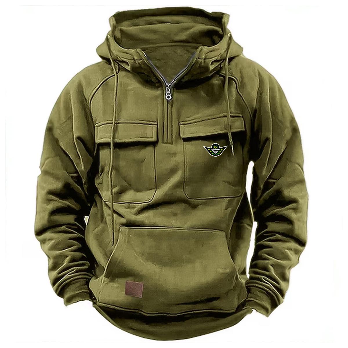 Hapyline Nieuwe heren herfst hoodies sweatshirts casual hoodie jack voor heren lente dunne jassen XXXL groen