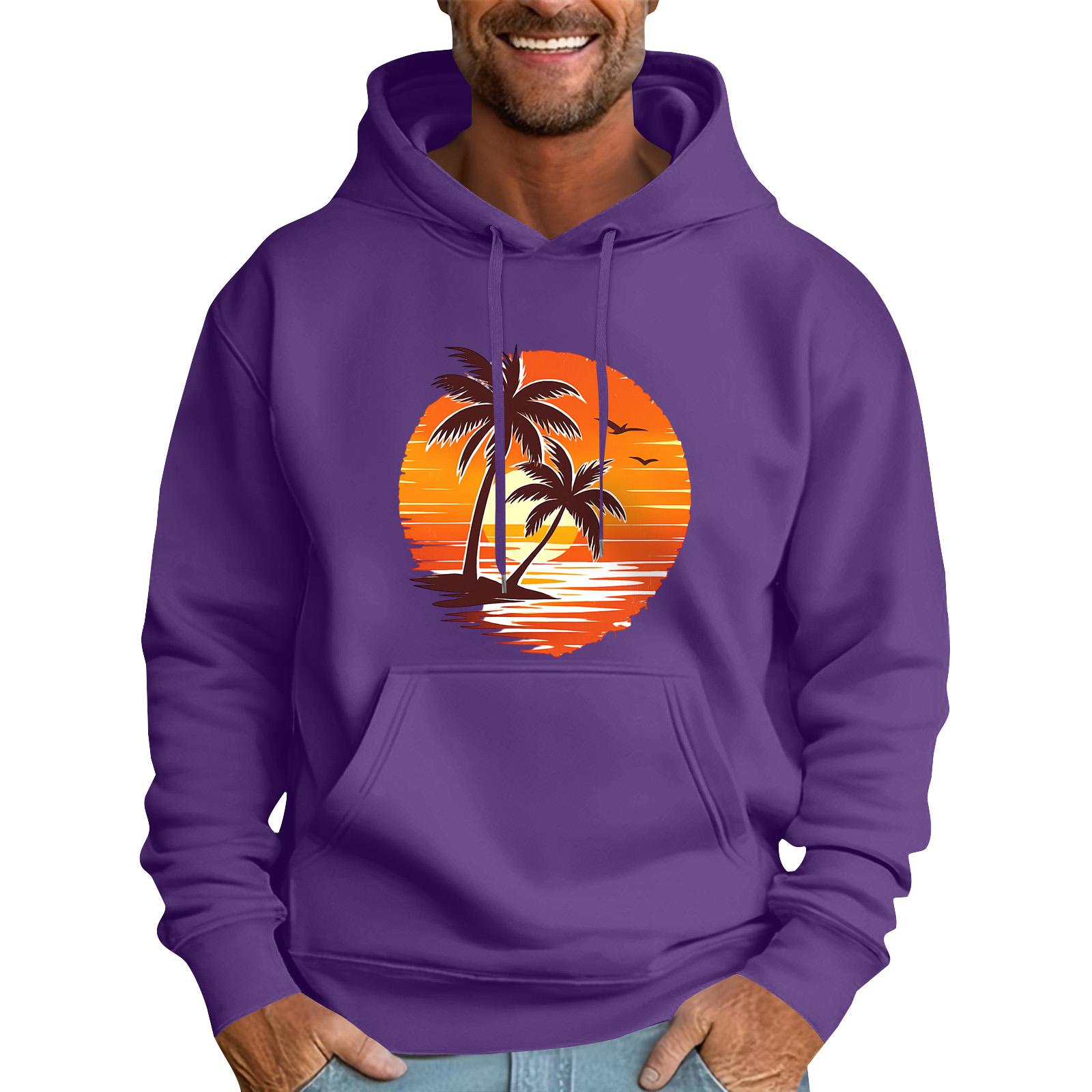 Master key Heren Losse Vlag Bedrukte Capuchon Sweatshirt Heren Casual Mode Sport Sweatshirt XXL