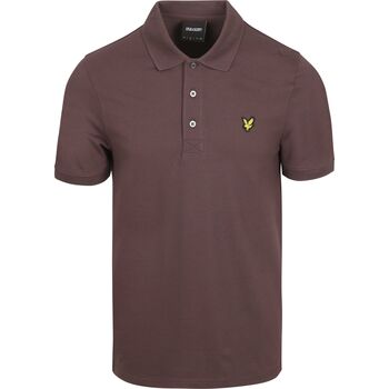 Lyle And Scott Polo Shirt Korte Mouw  Polo Plain Espresso