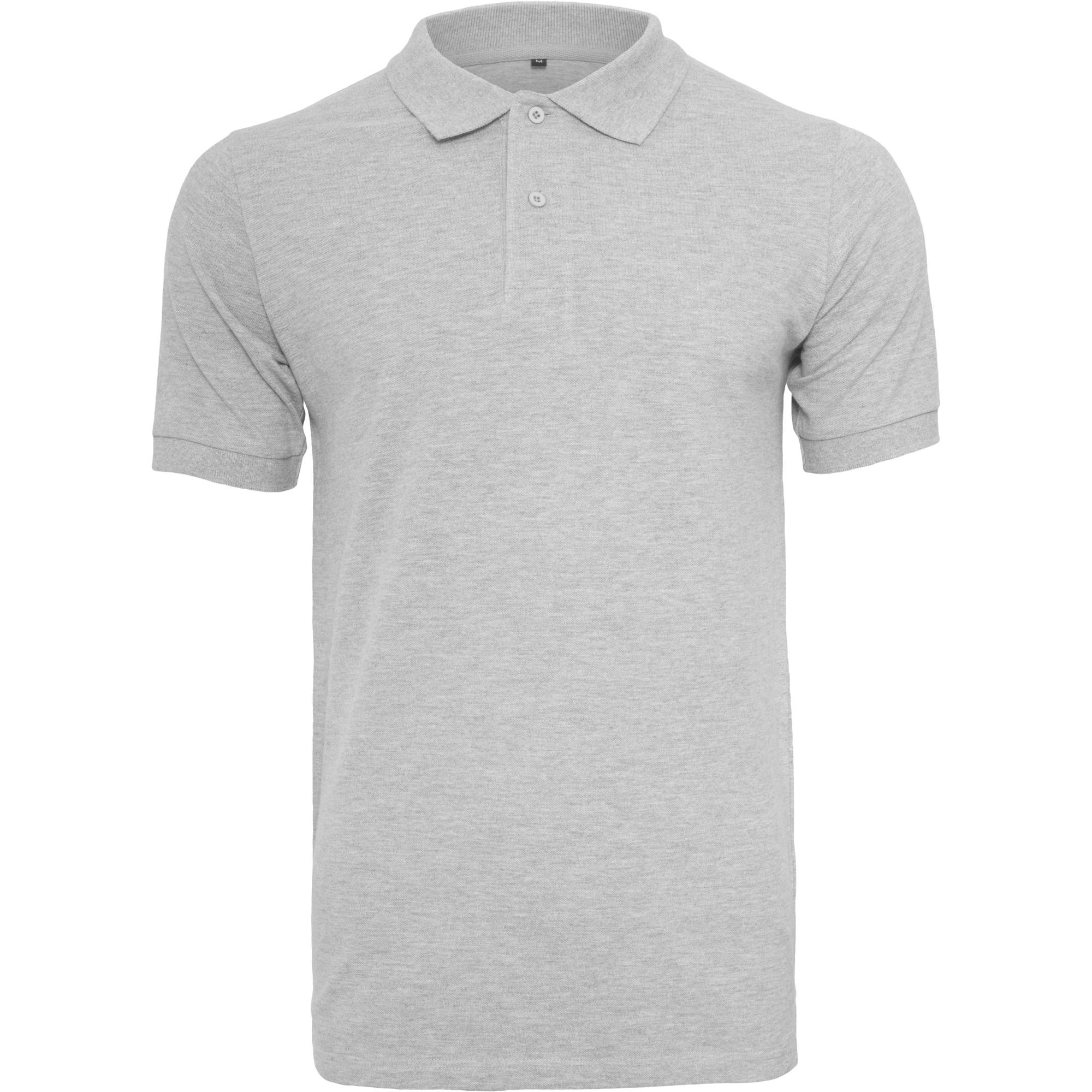 Build Your Brand heren piqué-getailleerd poloshirt L