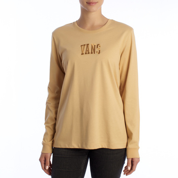 Vans T-Shirt Lange Mouw  VN000A86YUU1-TAUPE
