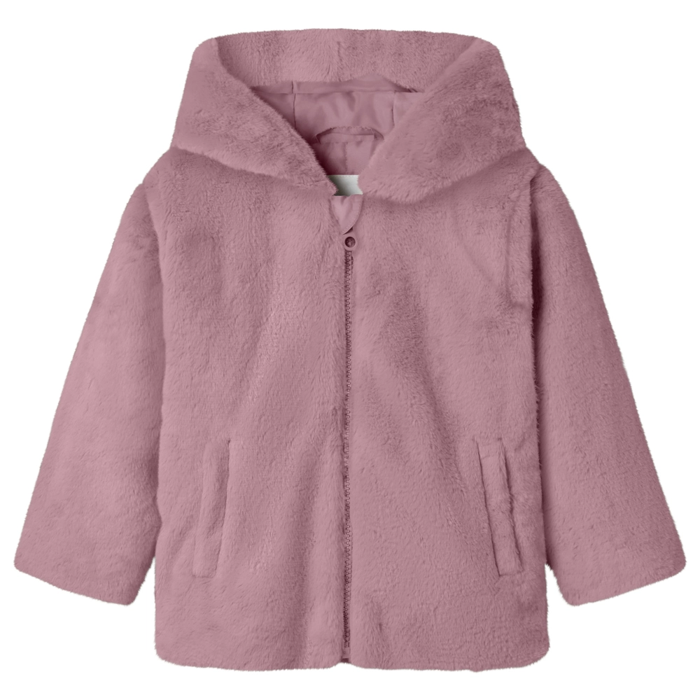 Name It Fleecejack NMFMILA JACKET W HOOD PB