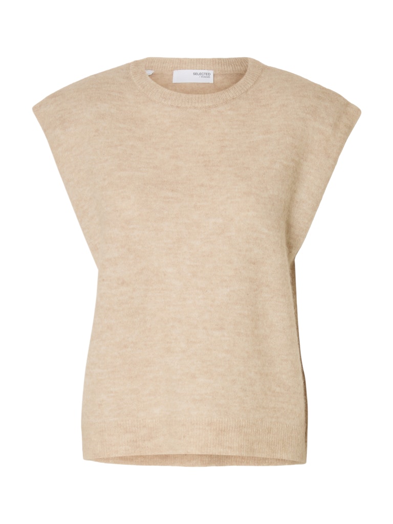Selected Femme slflulu sl knit vest 16098412 birch