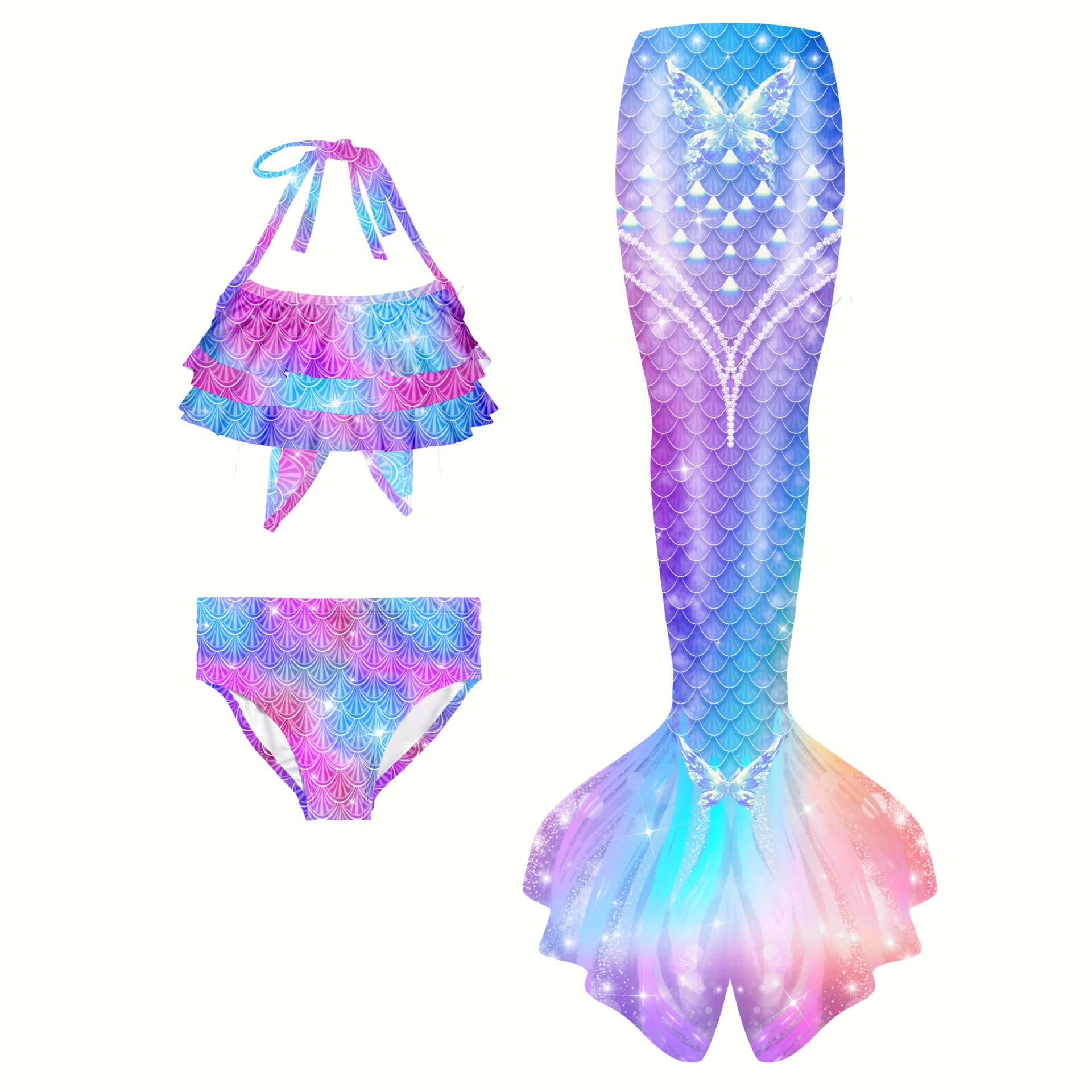 Got Now New Style Mermaid Bikini Swimsuit for Girls - Holiday and Hot Spring Performance Wear 120