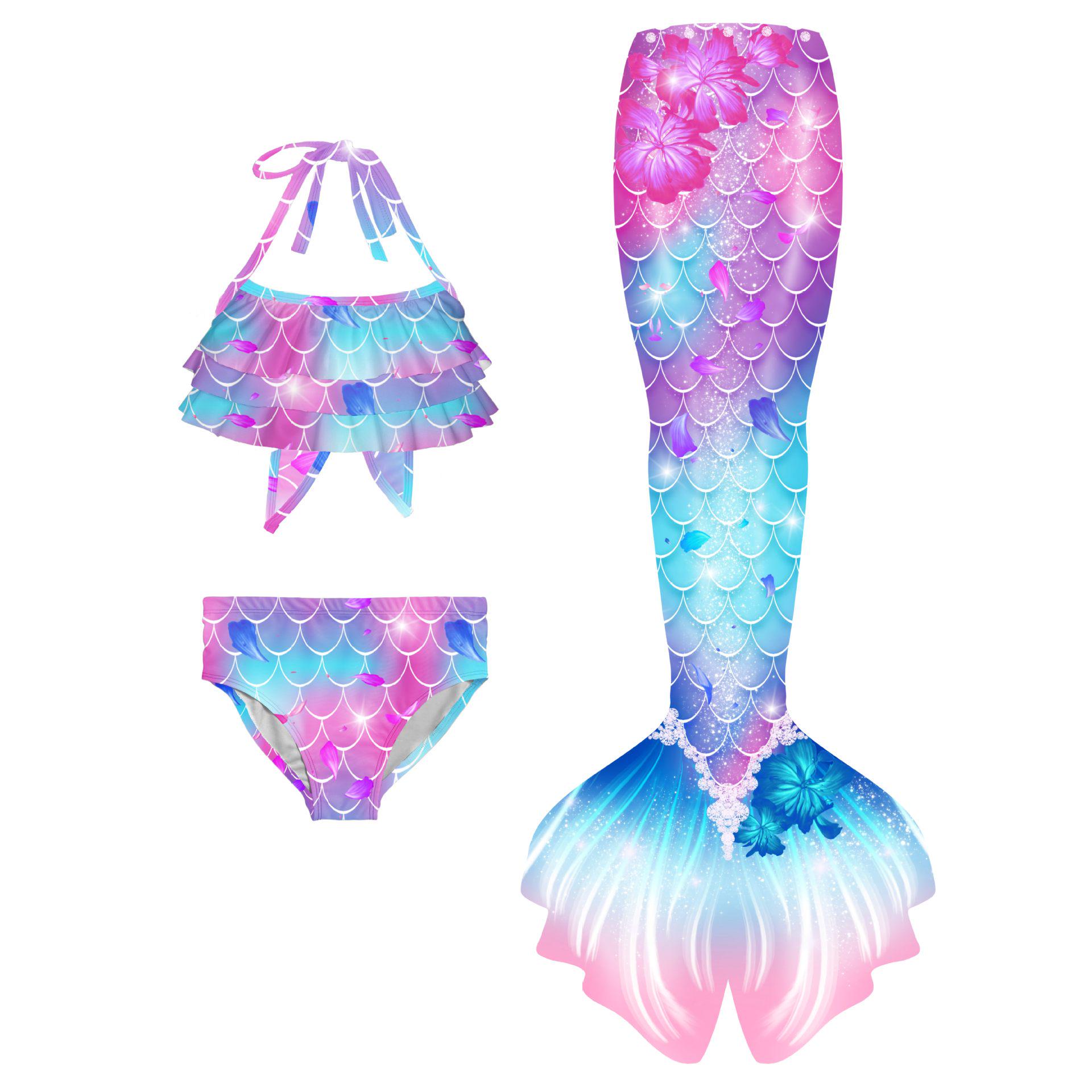 Got Now New Style Mermaid Bikini Swimsuit for Girls - Holiday and Hot Spring Performance Wear 140