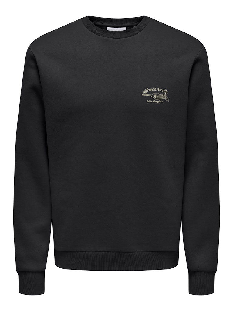 Only & Sons onsalfresco reg crew neck 22035625 amalfi