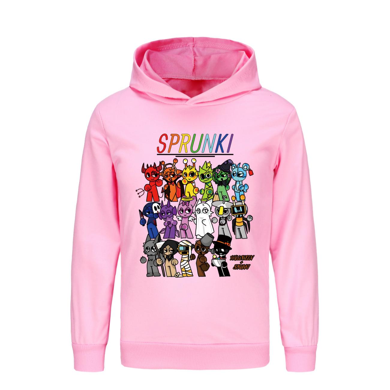 WIN QUEEN Kinderen 3D hoodie Sprunki pullover Kinderen Trui 120cm