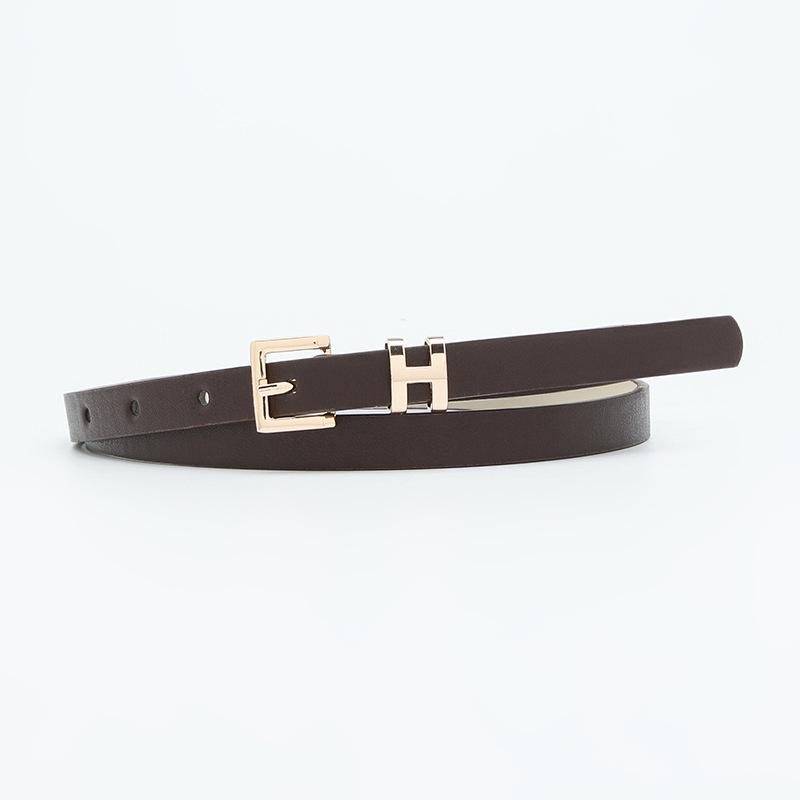 Got Now I-Vormige Gesp Dunne Riem: Elegante Damesmode Accessoire voor Jurken en Pakken Length 106cm, Width 1.4cm