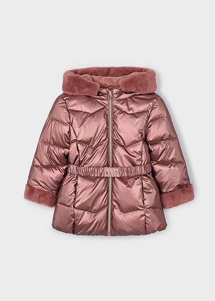 Mayoral winter winterjas meisjes - roze - glossy