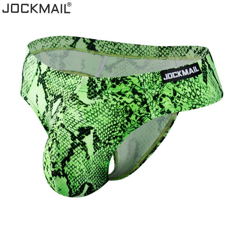 SDS003 Heren luipaard bedrukt ondergoed bikini zwembroek badpak zakje lage taille slip XL groen