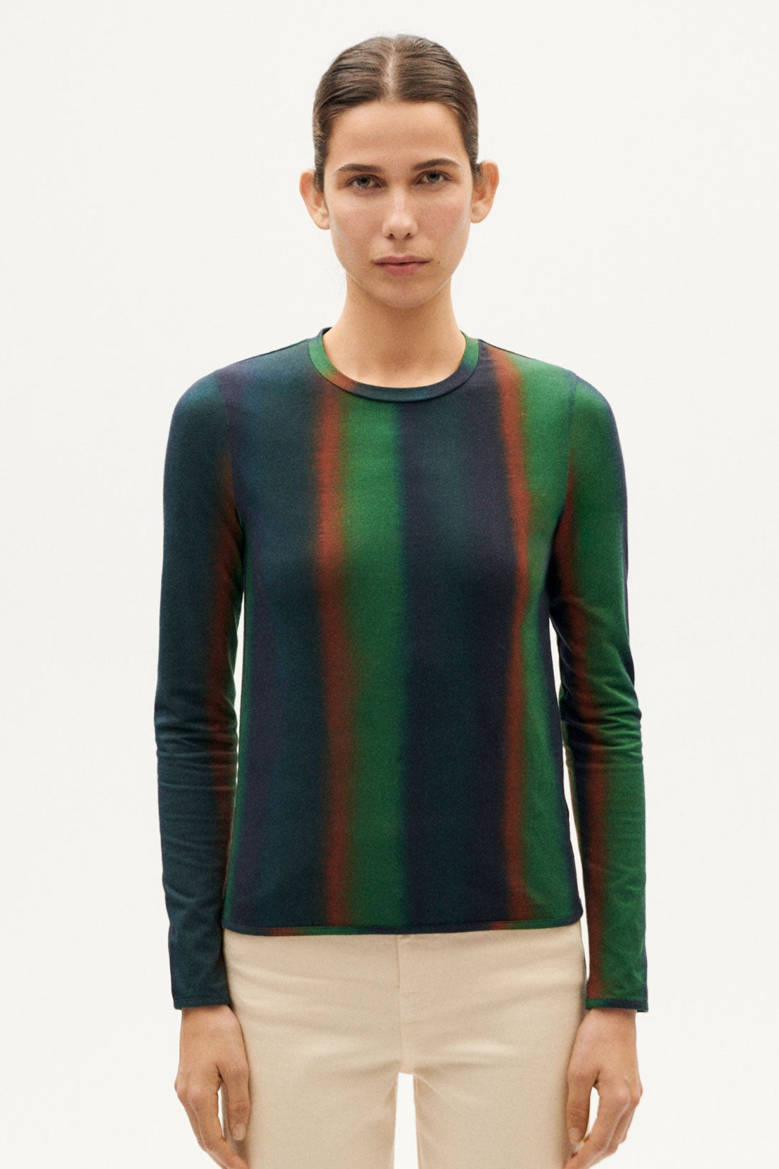 Thinking mu Damen vegan Top Brisa SumpfgrÃ¼n