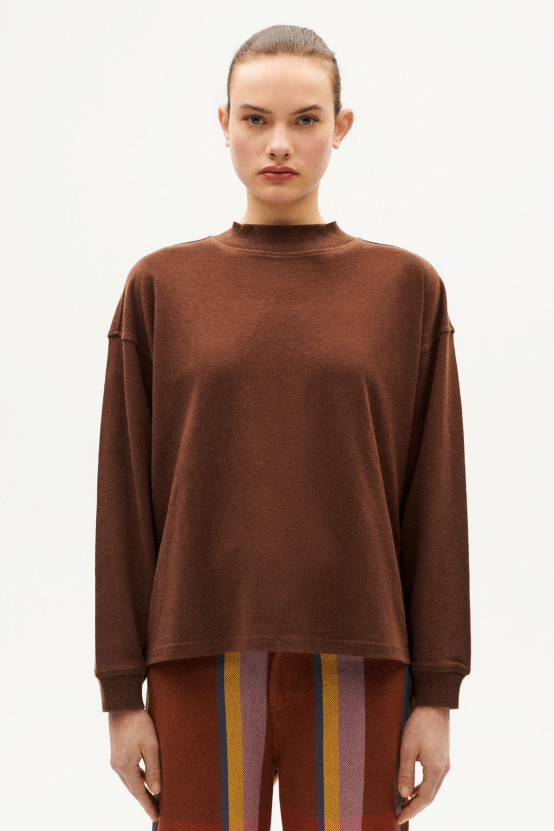 Thinking mu Damen vegan T-Shirt Freire Dickes Braun