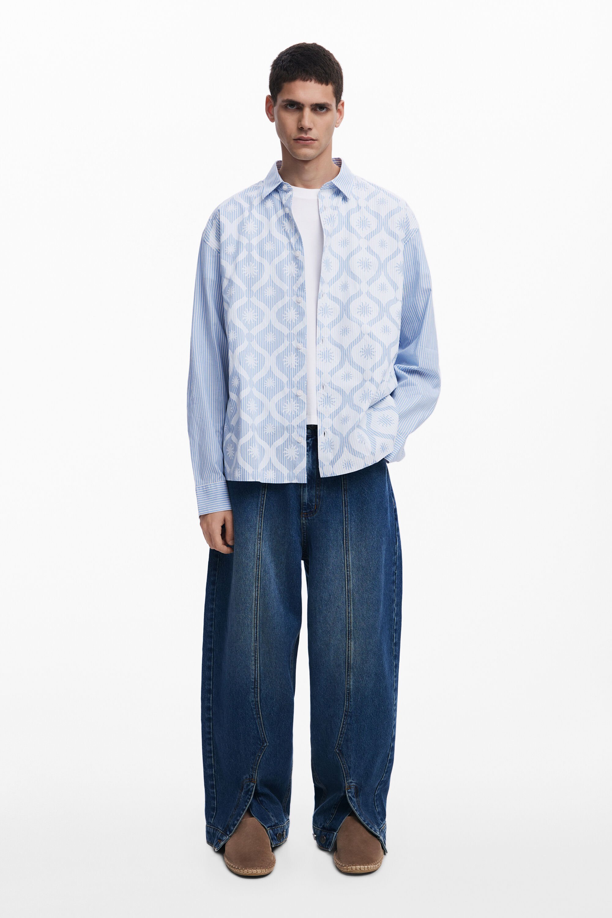 Desigual Ballonspijkerbroek - BLUE