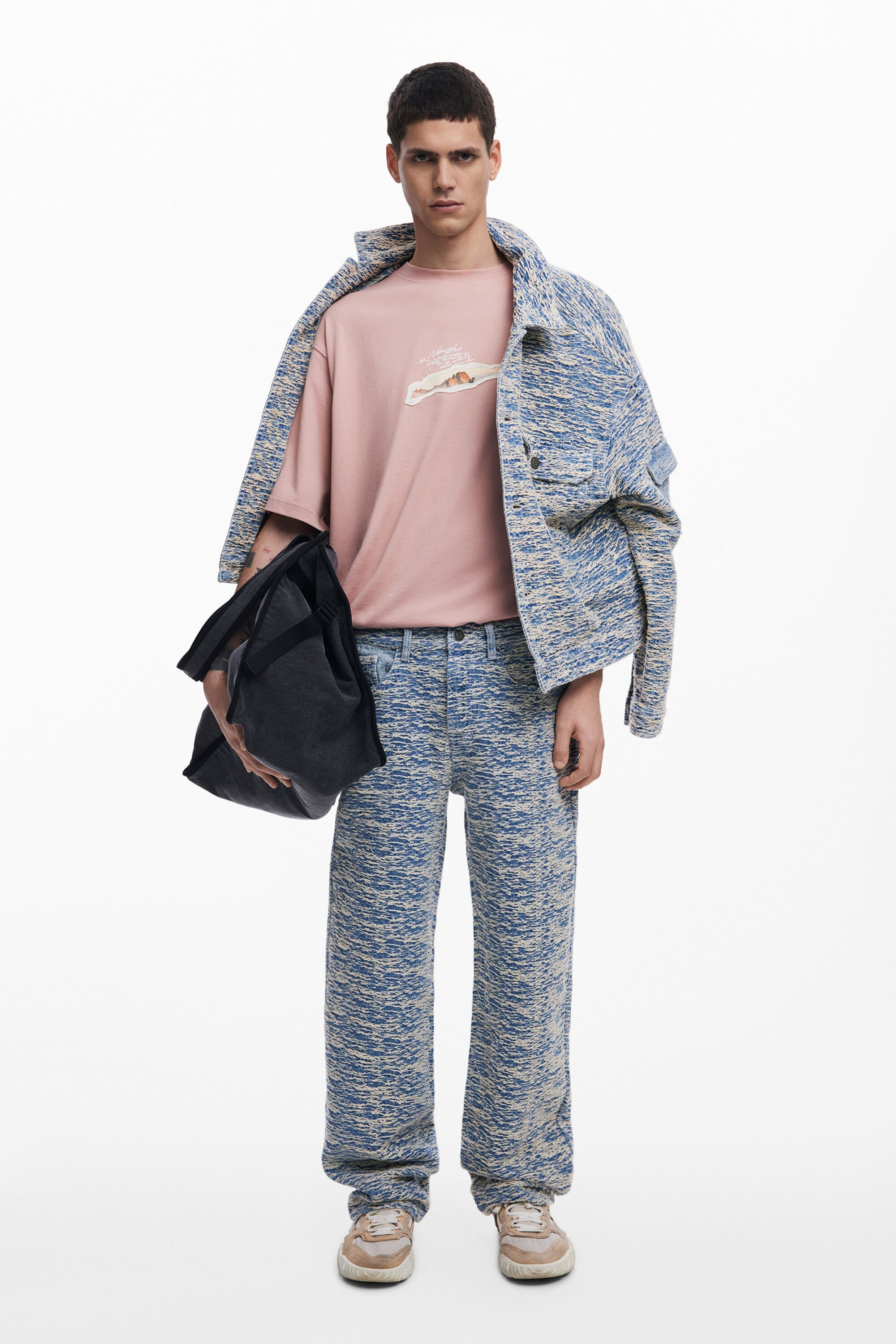 Desigual Gemêleerde spijkerbroek - BLUE