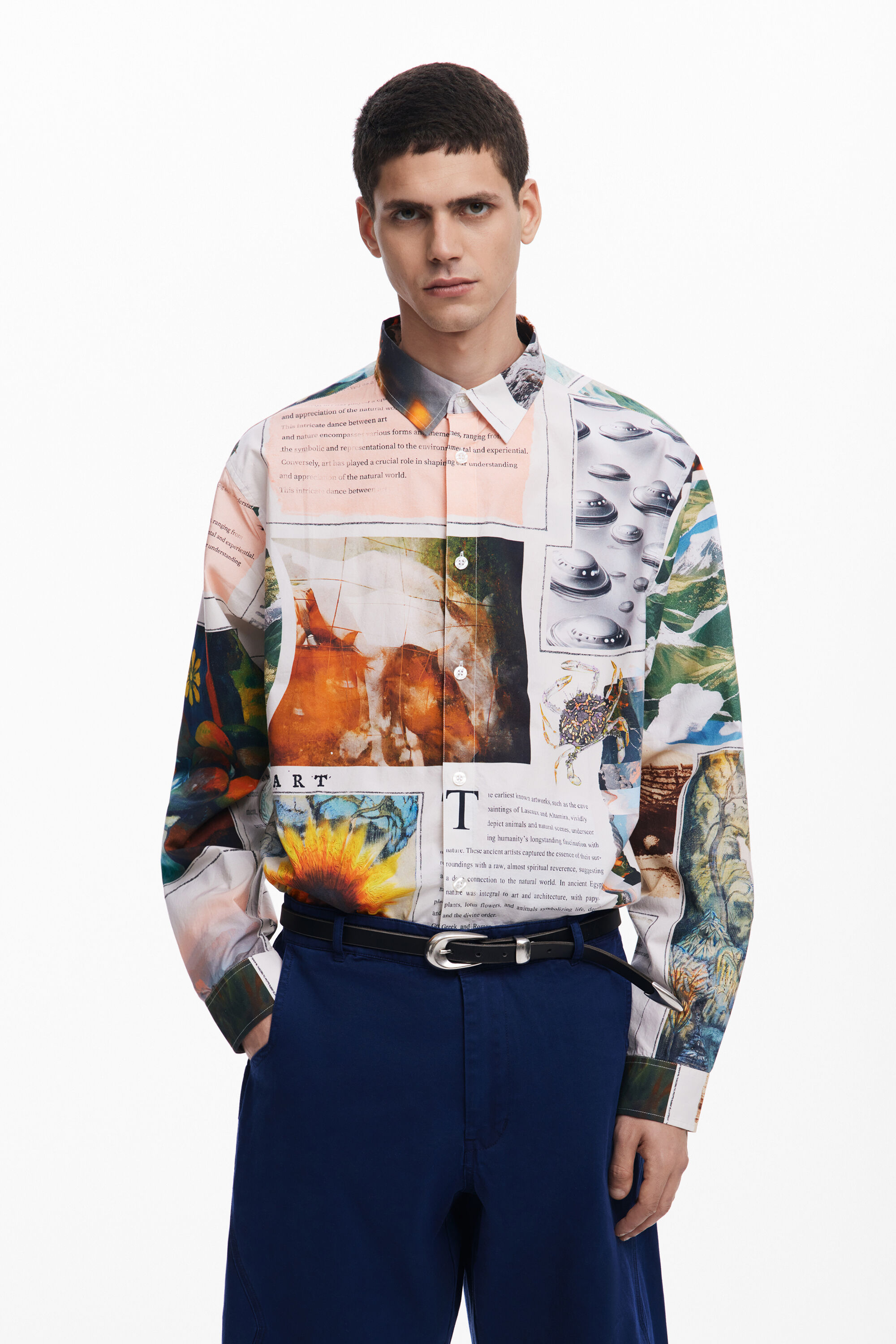 Desigual Overhemd met lange mouwen nieuws - WHITE