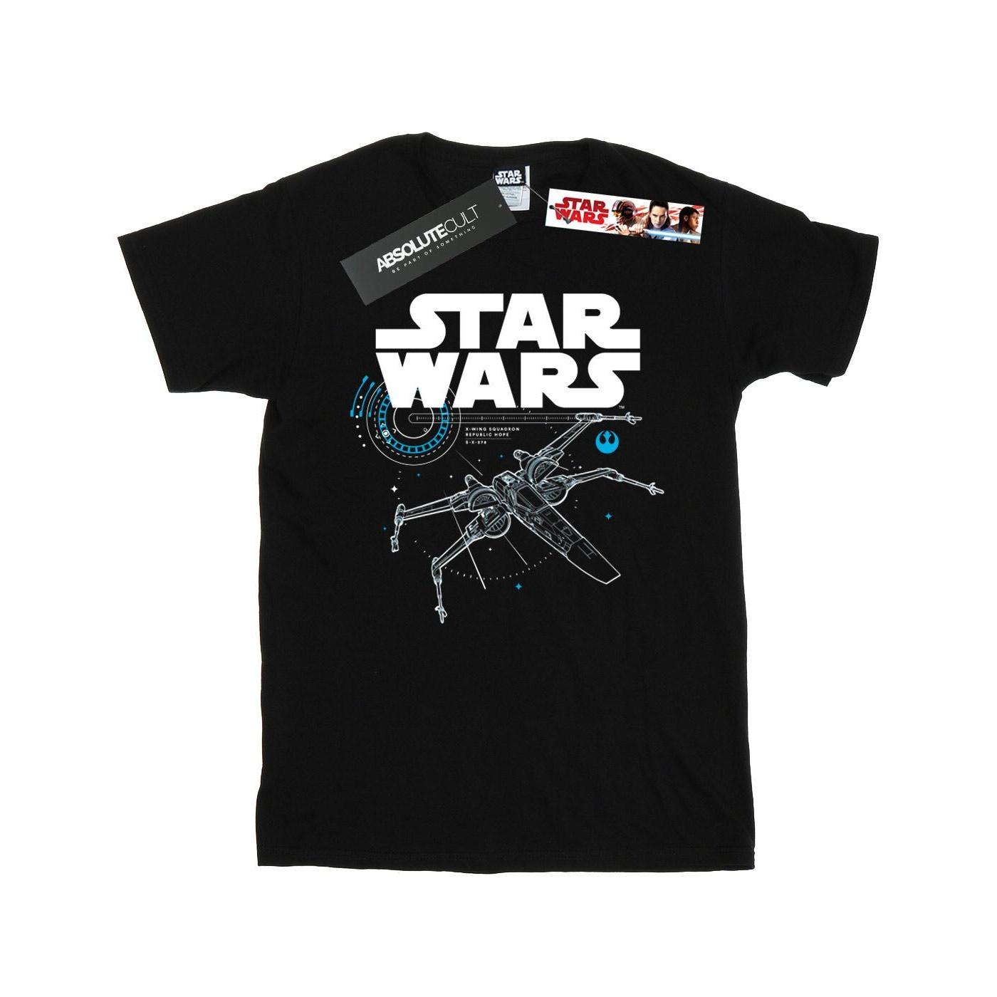 Star Wars jongens het laatste Jedi X-Wing T-shirt 7-8 Years