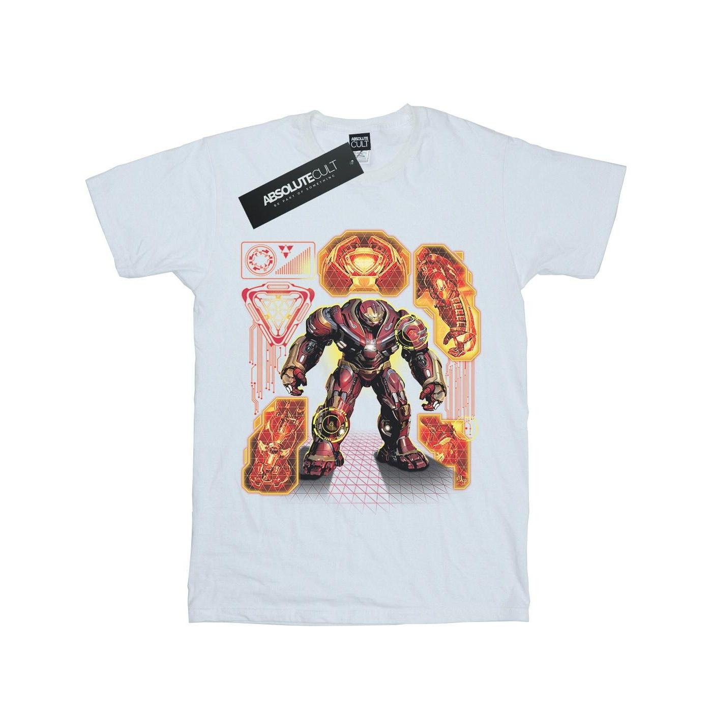 Marvel Boys Avengers Infinity War Hulkbuster blauwdruk T-shirt 12-13