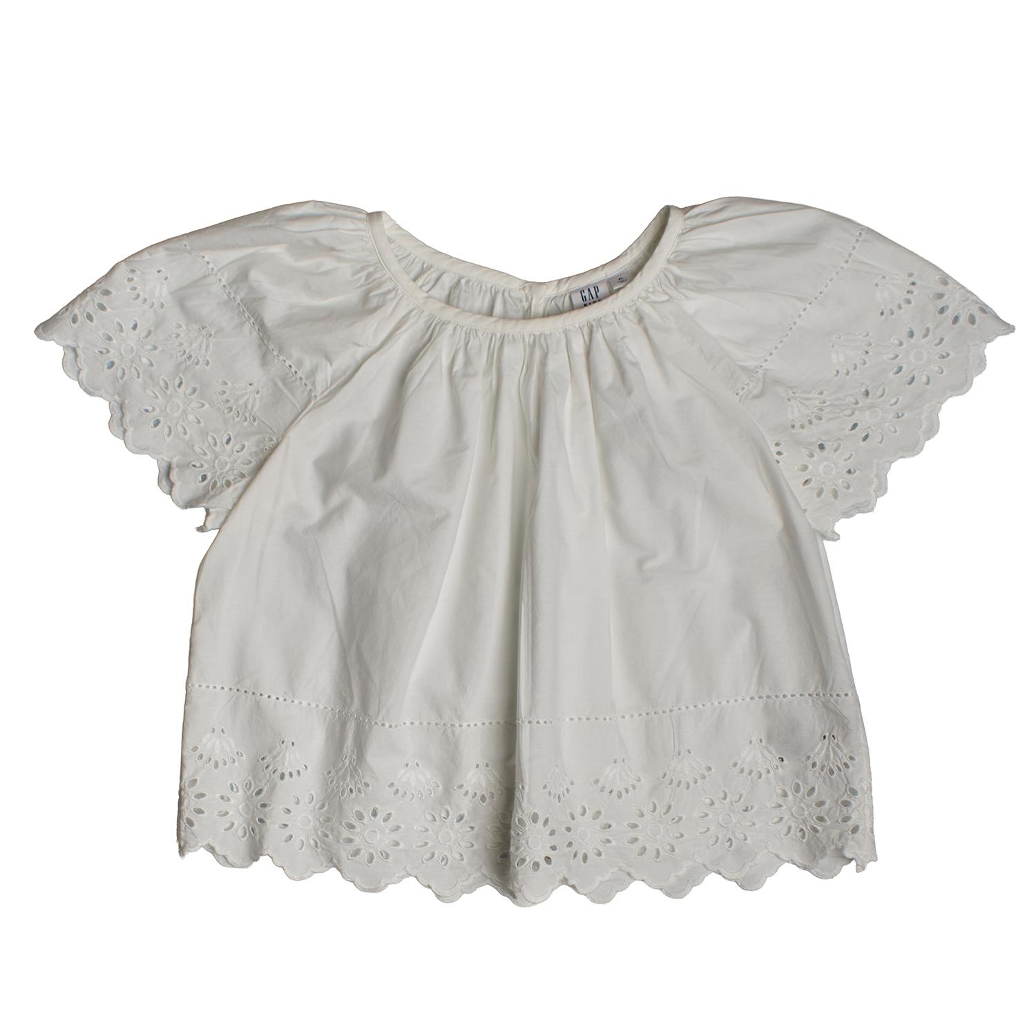 BlackPrice Blusa Bordada Manga Corta 813299 para Niña 10 AÑOS