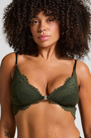 Hunkemöller Triangel bralette Amara Groen