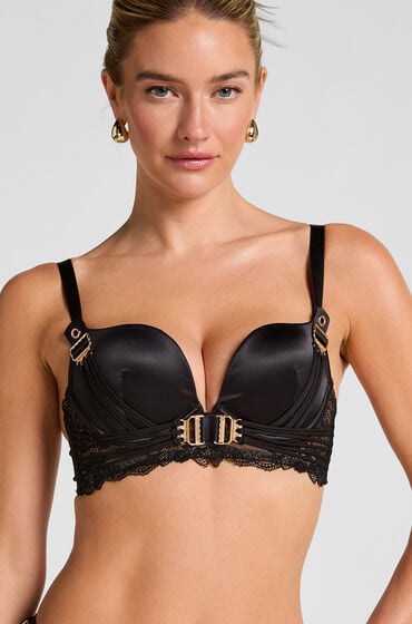 Hunkemöller Voorgevormde longline beugel bh Avela Zwart