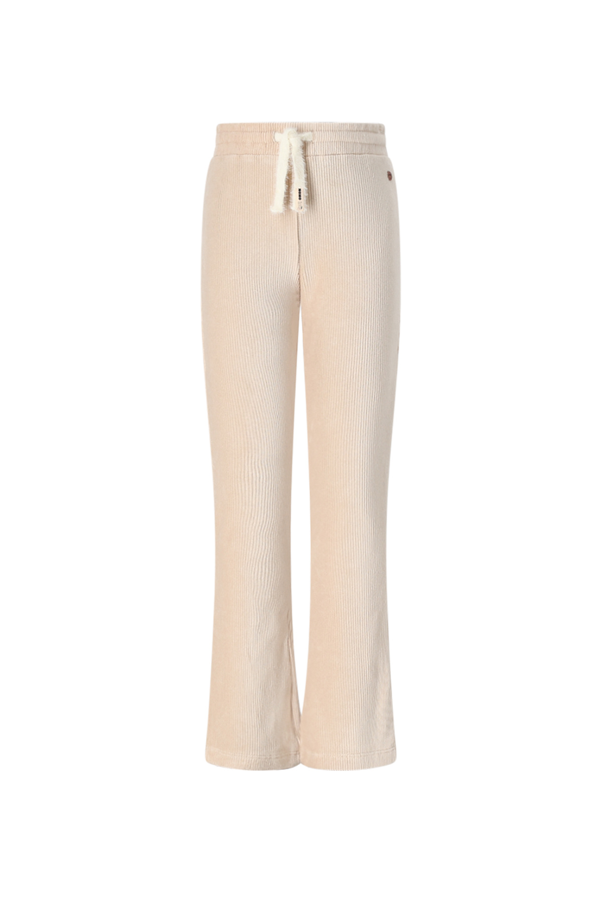 NoNo winter velvet flare broek meisjes - ivoor - Sady - rib