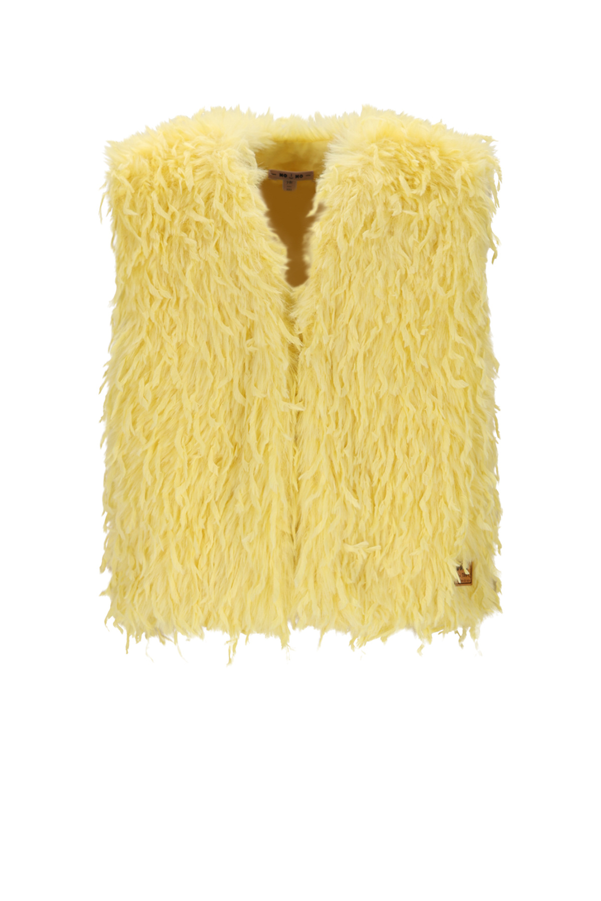 NoNo winter gilet meisjes - geel - Kath - fur