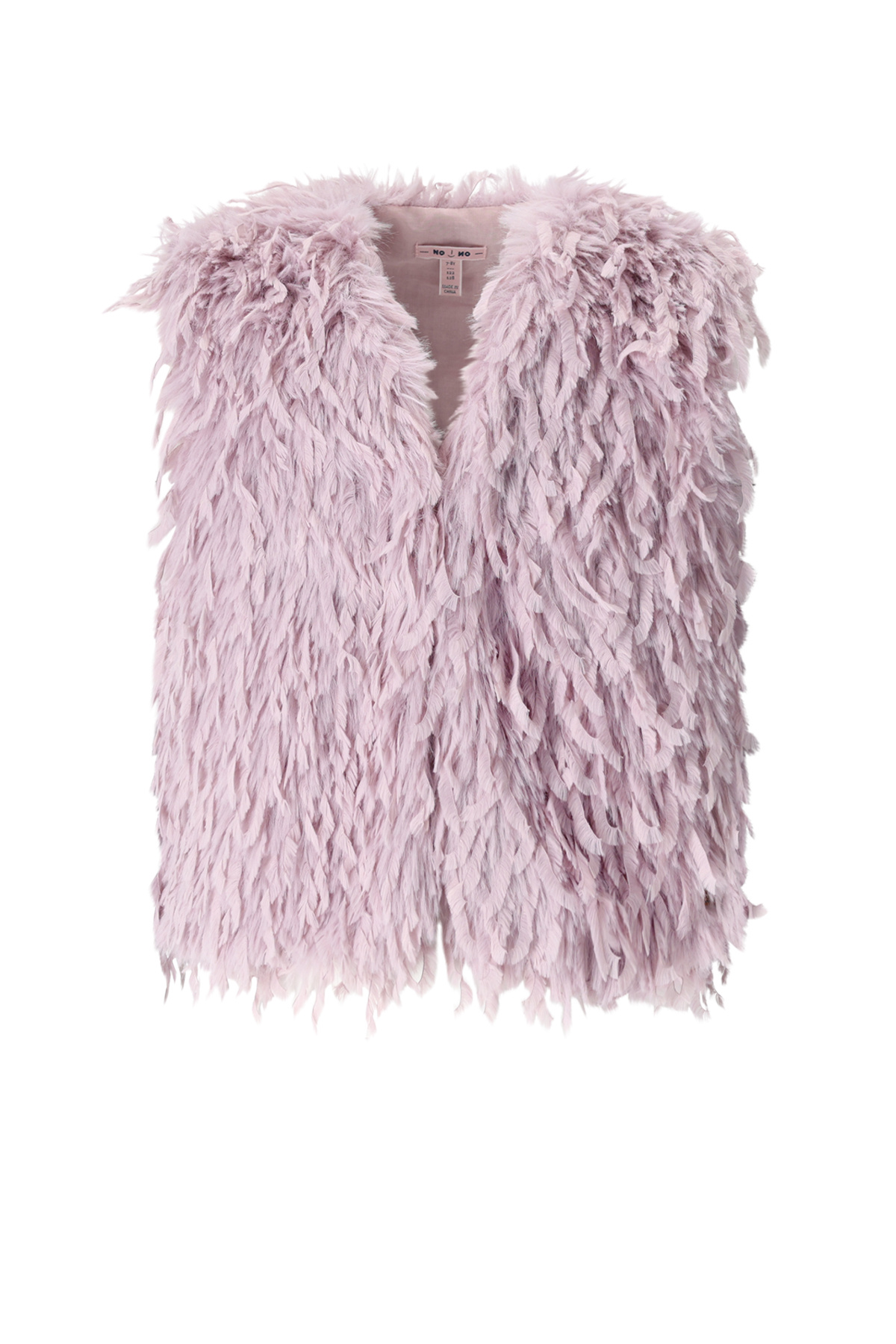 NoNo winter gilet meisjes - paars - Kath - fur