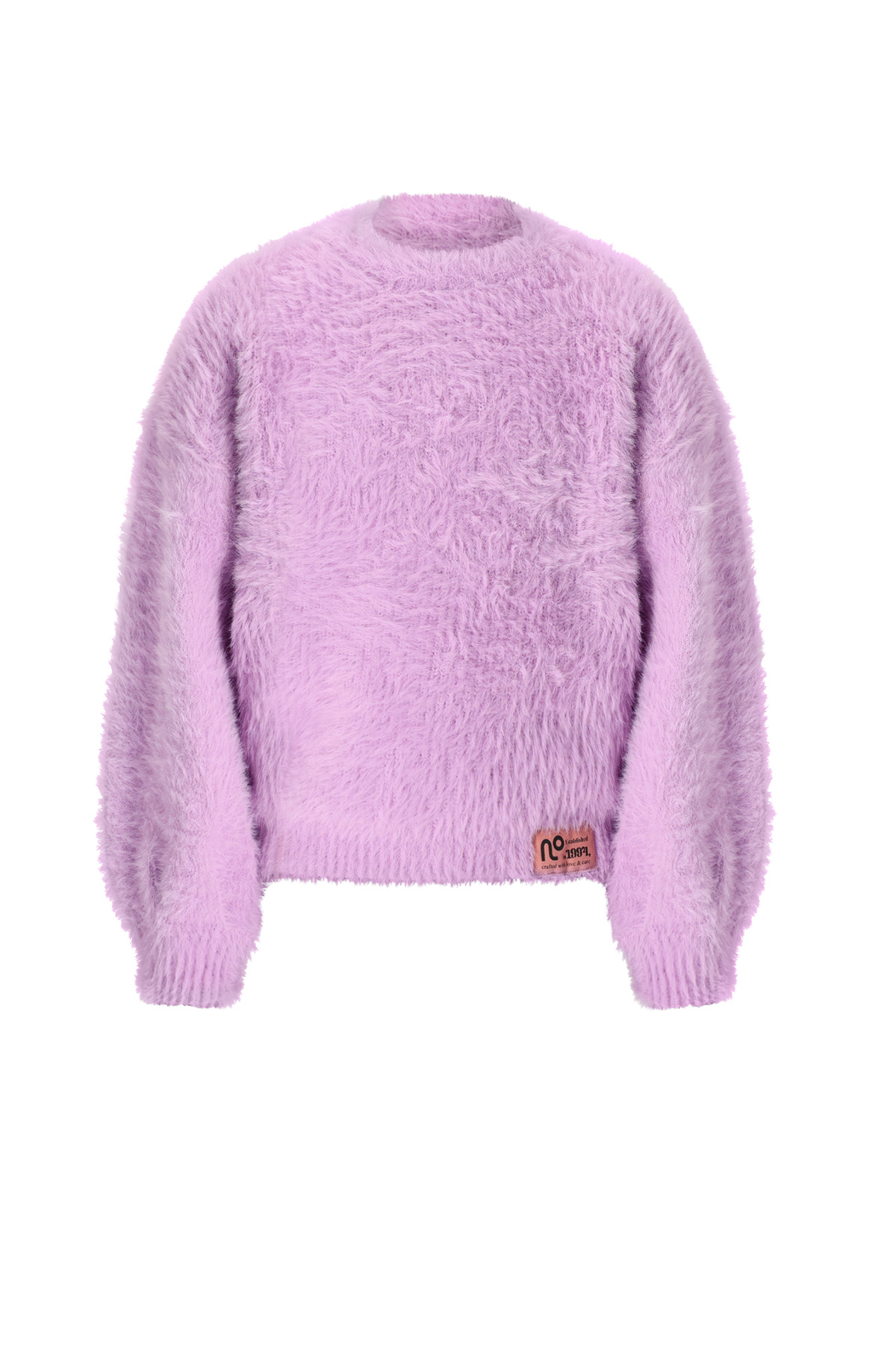 NoNo winter sweater meisjes - paars - Kate - gebreid, zacht, fluffy