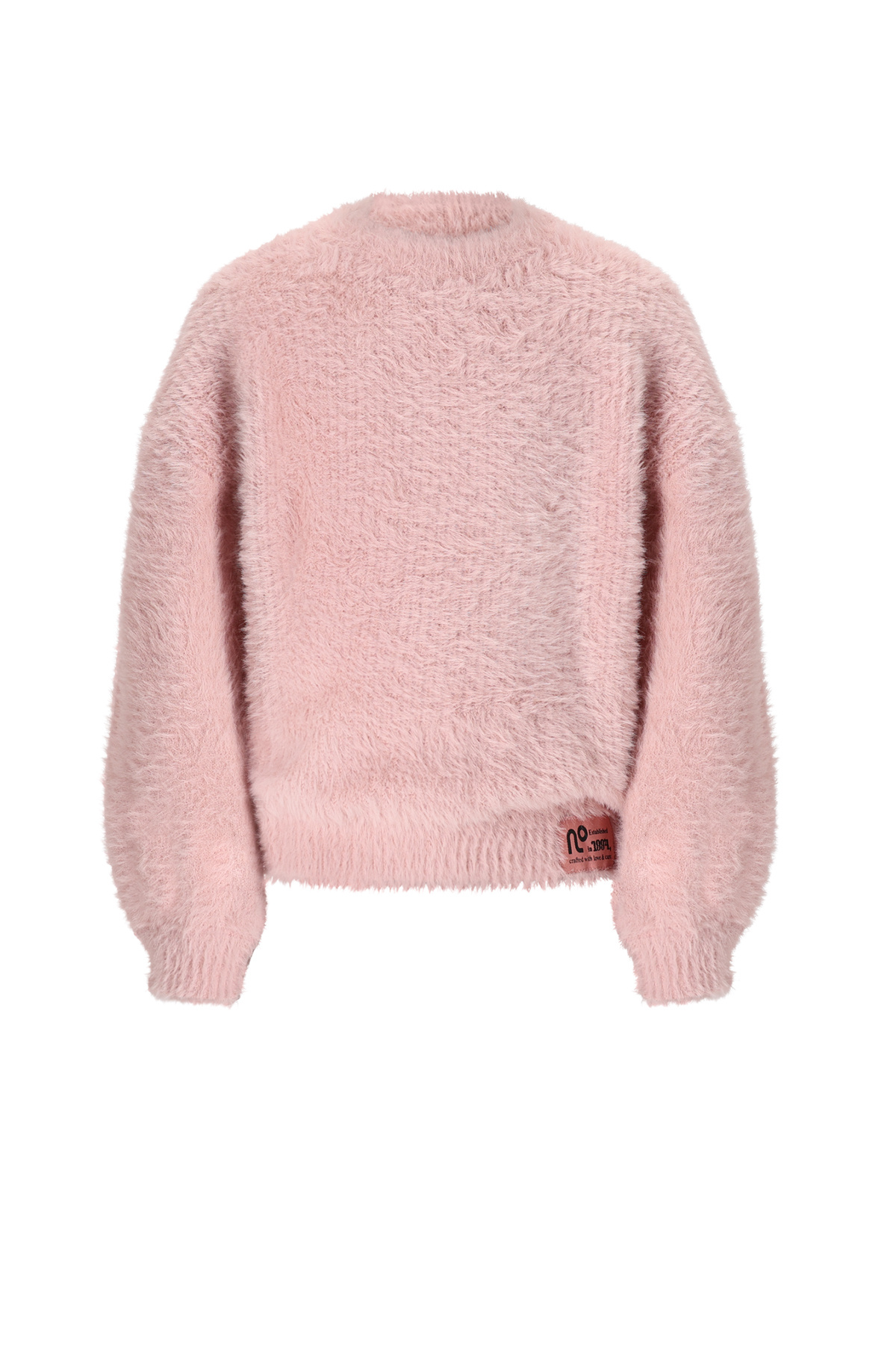 NoNo winter sweater meisjes - roze - Kate - zacht, fluffy, gebreid