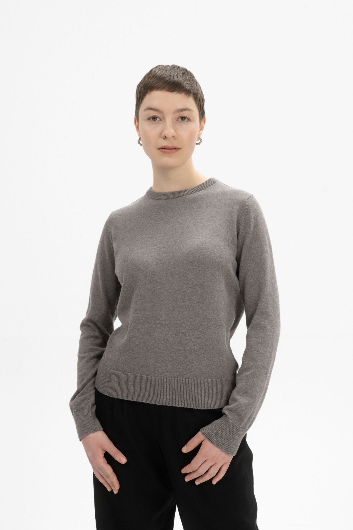 MELA Damen vegan Strickpullover Dhana BÃ¤r nge