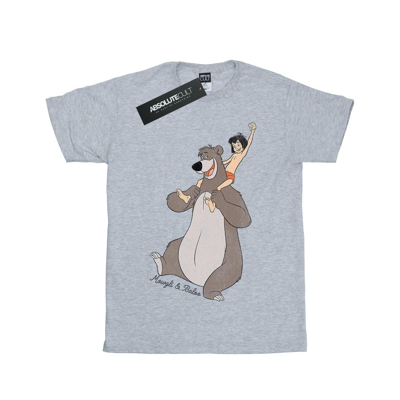 Pertemba FR - Apparel Jungle Book meisjes Mowgli en Baloo katoenen T-shirt 5-6 Years