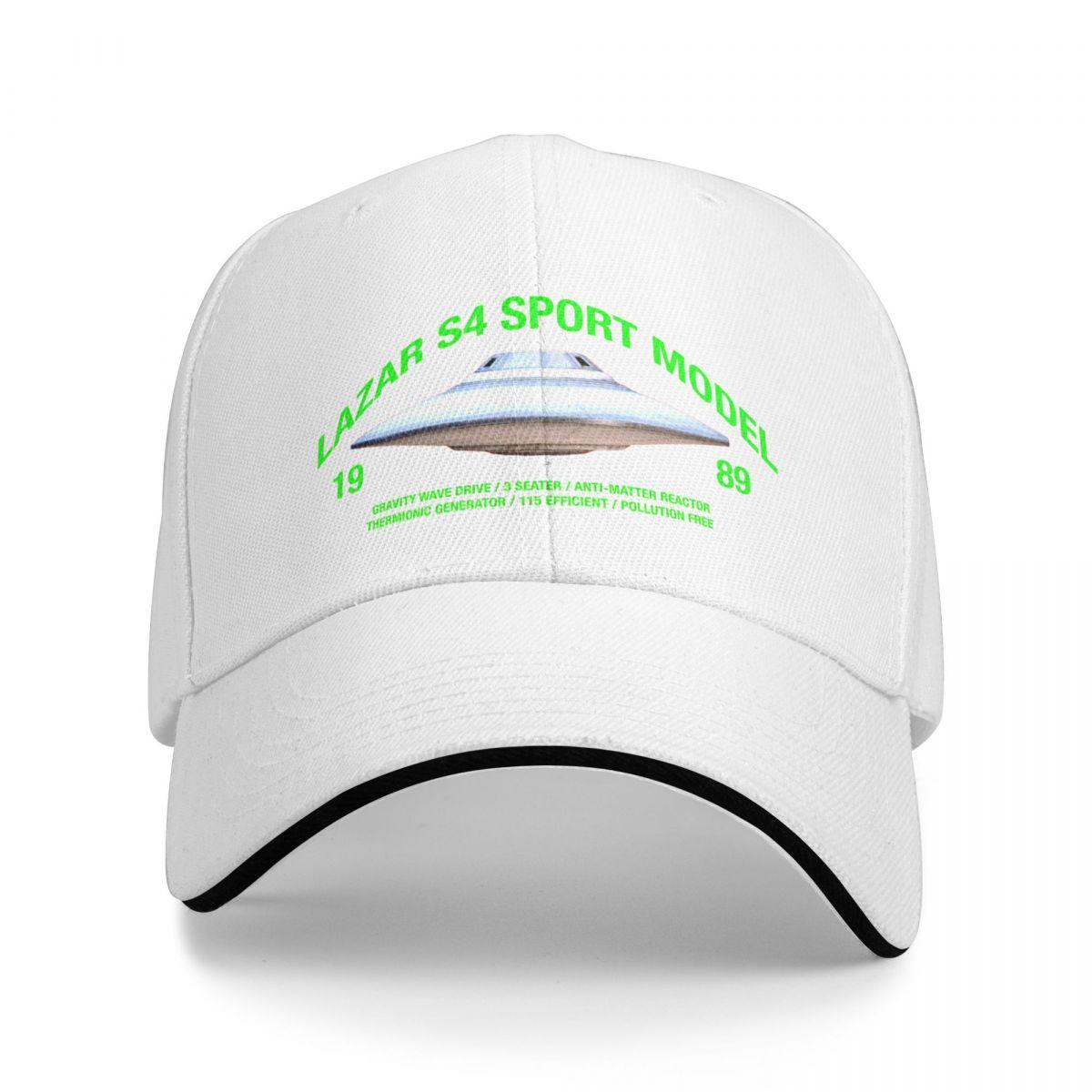 Colorbobble CAP Lazar S4 Sport Model Area 51 Flying Saucer Baseball Cap Trucker Hats Visor Rave Hat Voor Heren Dames