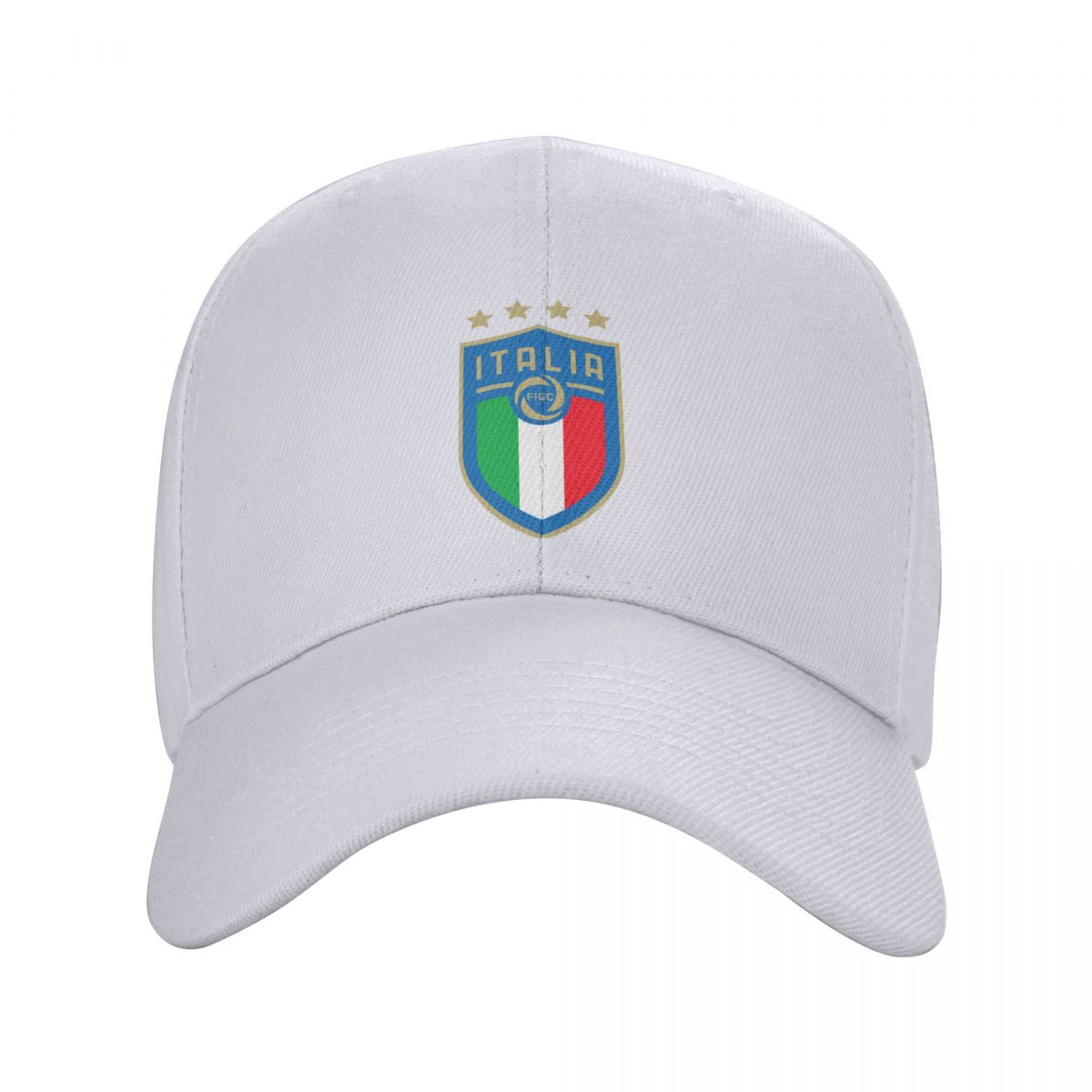 POPI home Gepersonaliseerde Italia Figc Baseball Cap voor Unisex Vrouwen Ademend Italiaans Voetbal Cadeau Papa Hoed Outdoor Adjustable Cap