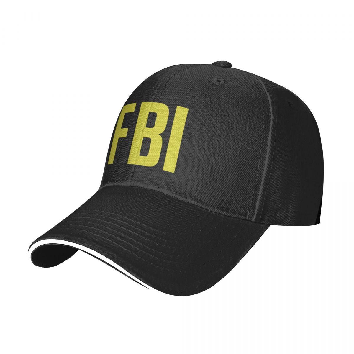 MOVVE FBI Cap Baseball Cap Golf hoed man Unisex's winter hoed Dames