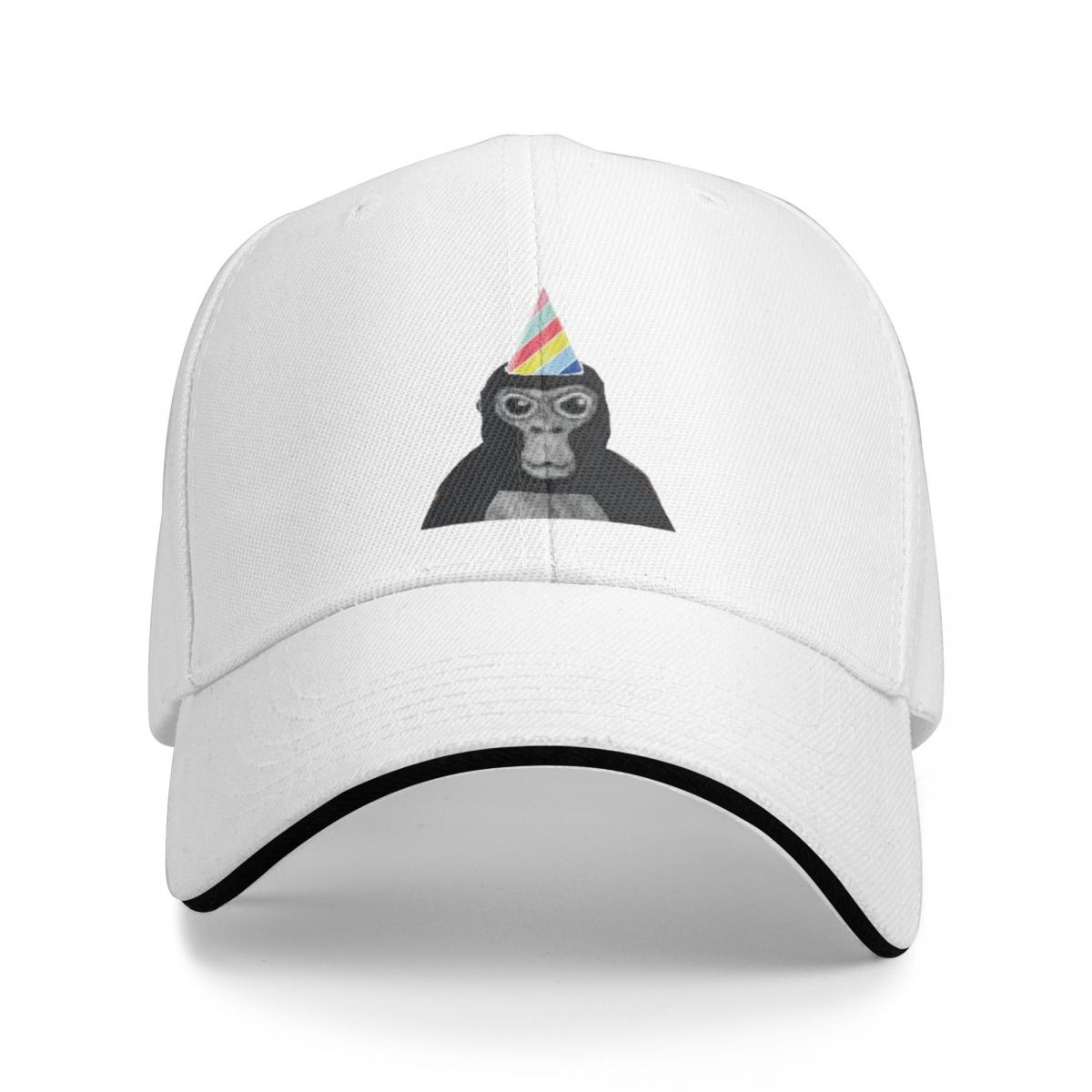 Flowers Fashion Gorilla tag aap met verjaardagshoed Pet Baseballpet Hoed Herenhoed Golfkleding voor dames Unisex