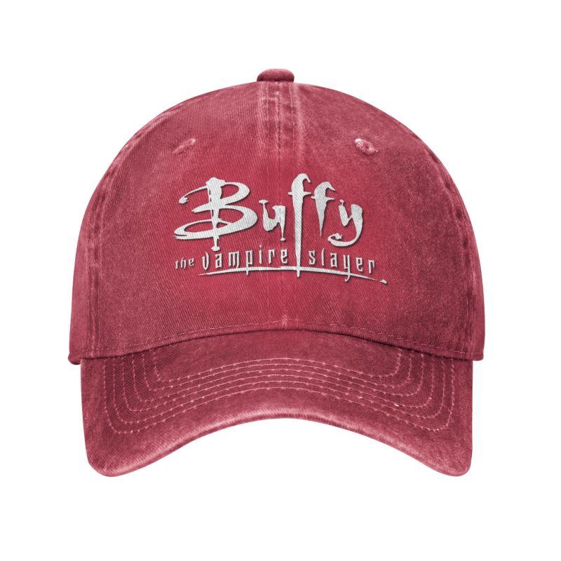91610103MAC303Y57G Aangepaste katoenen Buffy The Vampires Slayer-logo honkbalpet hiphop unisex dames verstelbare supernatural tv-show vader hoed herfst Adult Baseball Cap