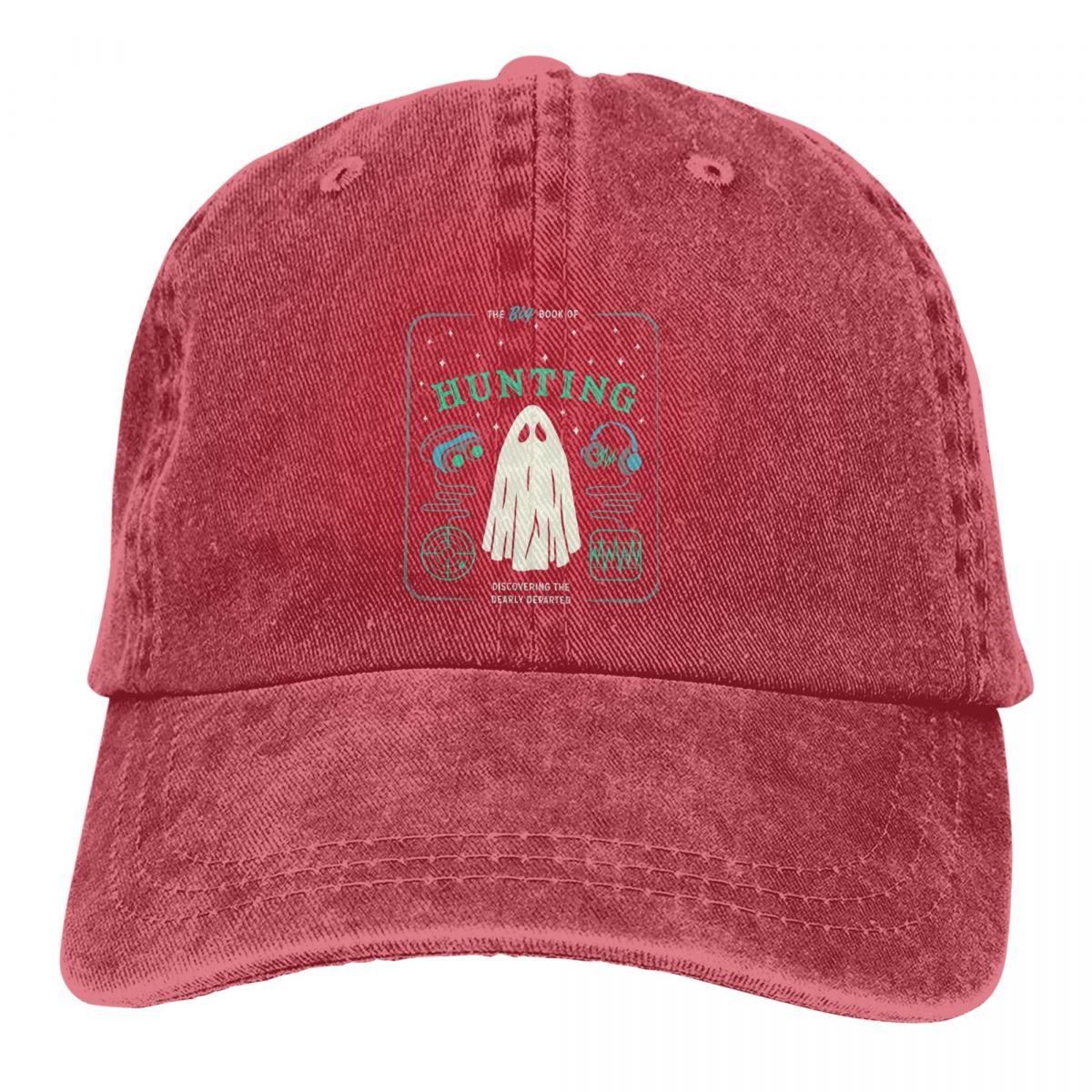 Colorbobble CAP Het grote boek van Ghost Hunting Halloween Baseball Cap Unisex Hoeden Vrouwen Vizierbescherming Snapback Baphomet Satan Lucifer Caps One Size