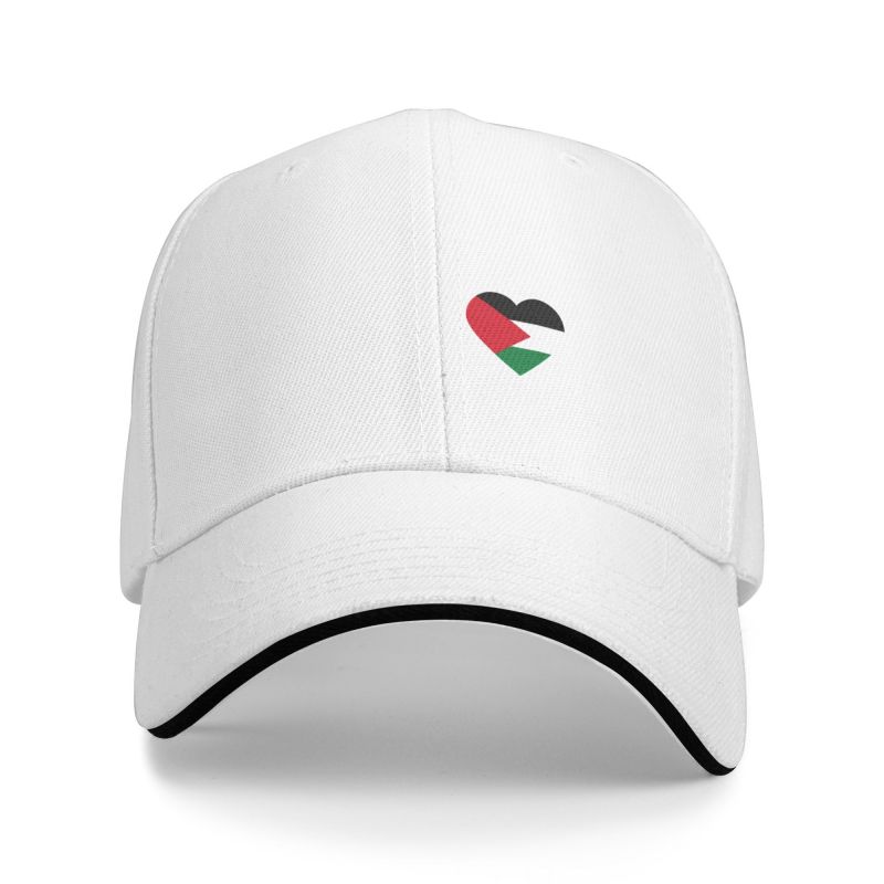 Animedrama Palestijnse hartslag Baseball Cap volwassen I Love Palestina land vlag hart familie verstelbare papa hoed voor unisex vrouwen hiphop Baseball Cap