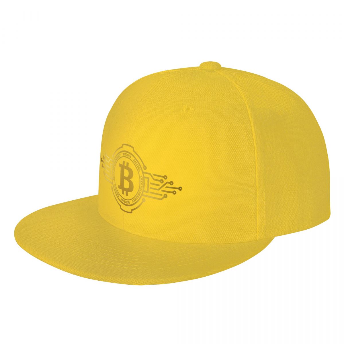 Flowers Fashion Bitcoin Crypto Valutahandelaren Gouden Munt Baseball Cap Panama Hoed Emmer Hoed Pennywise Mutsen voor Unisex One Size