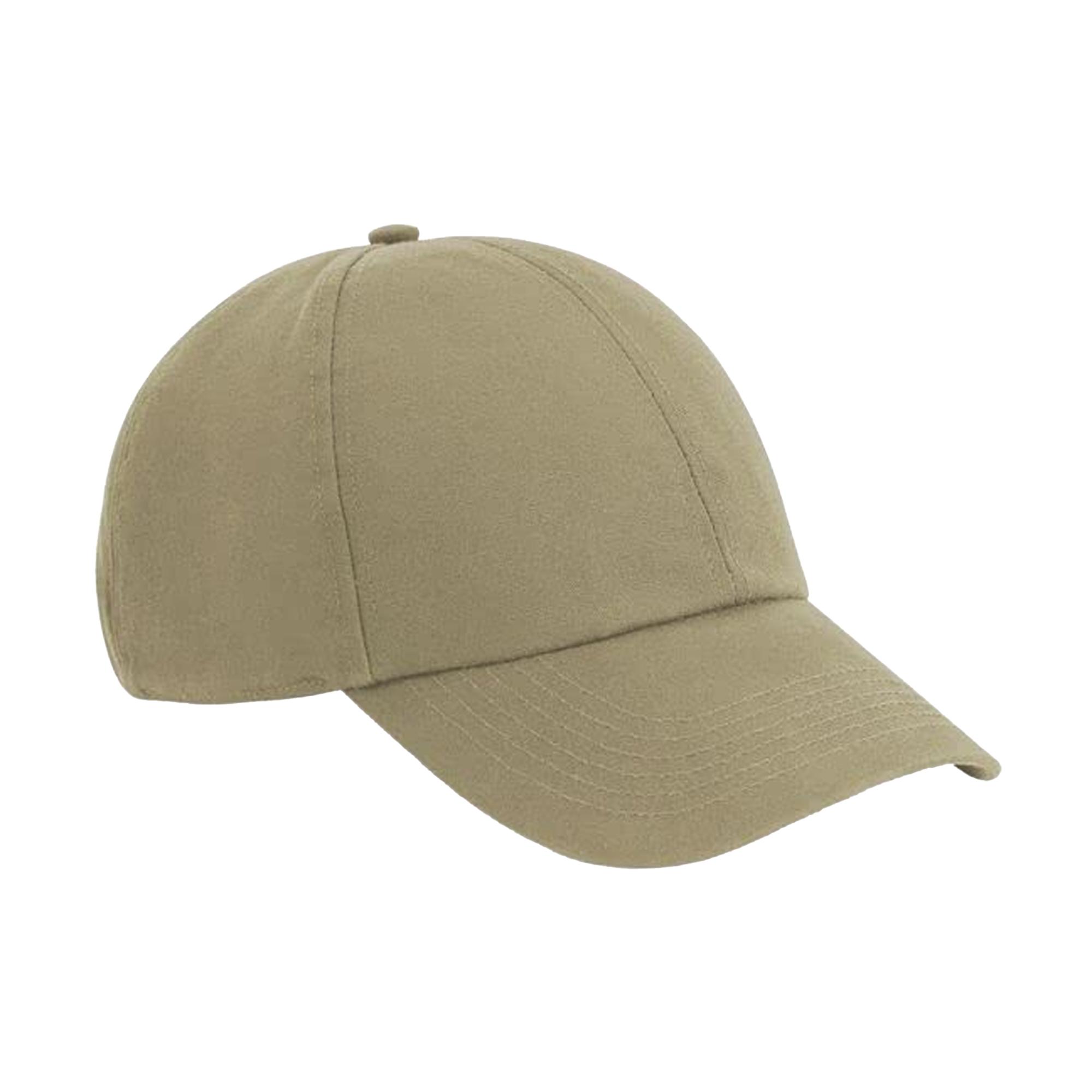 Beechfield Unisex volwassen biologische katoenen baseballpet One Size woestijnzand kleur