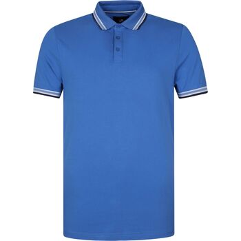 Suitable Polo Shirt Korte Mouw  Polo Brick Mid Blauw
