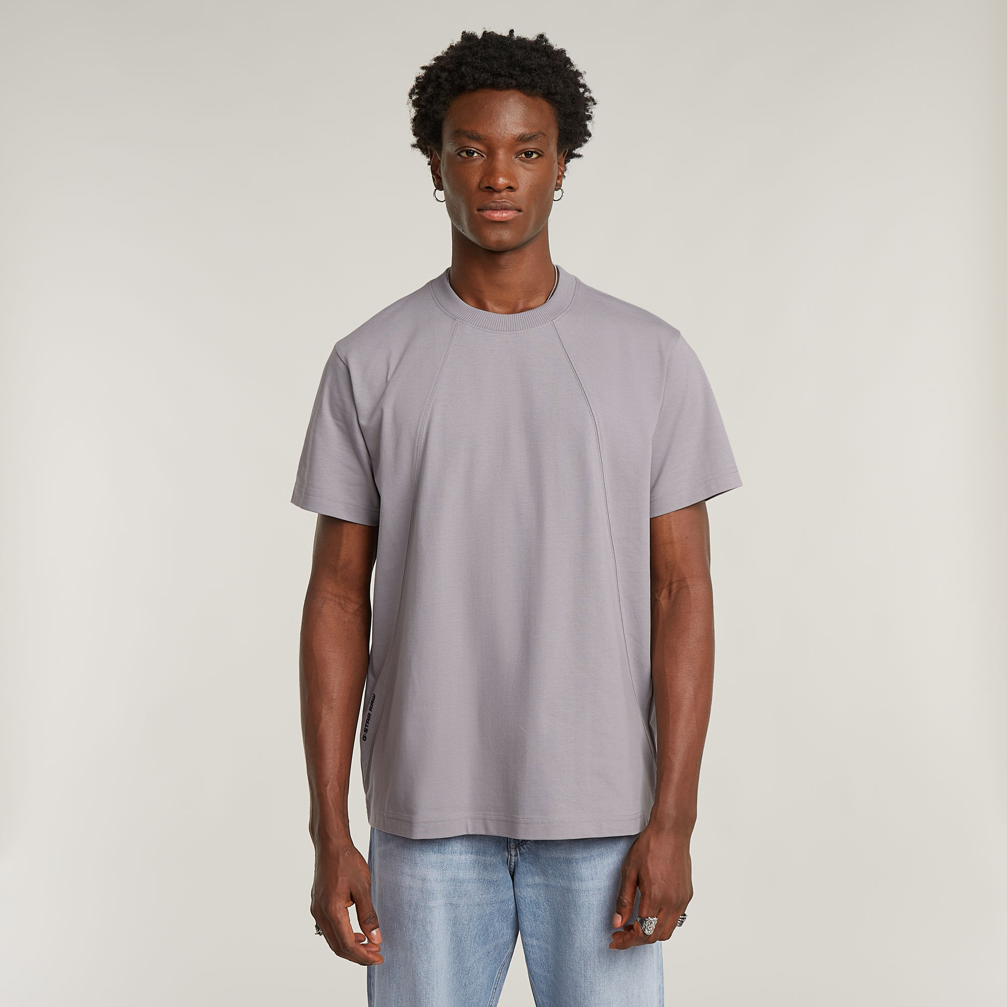 G-Star RAW Seam Detail Loose T-Shirt - Grijs - Heren