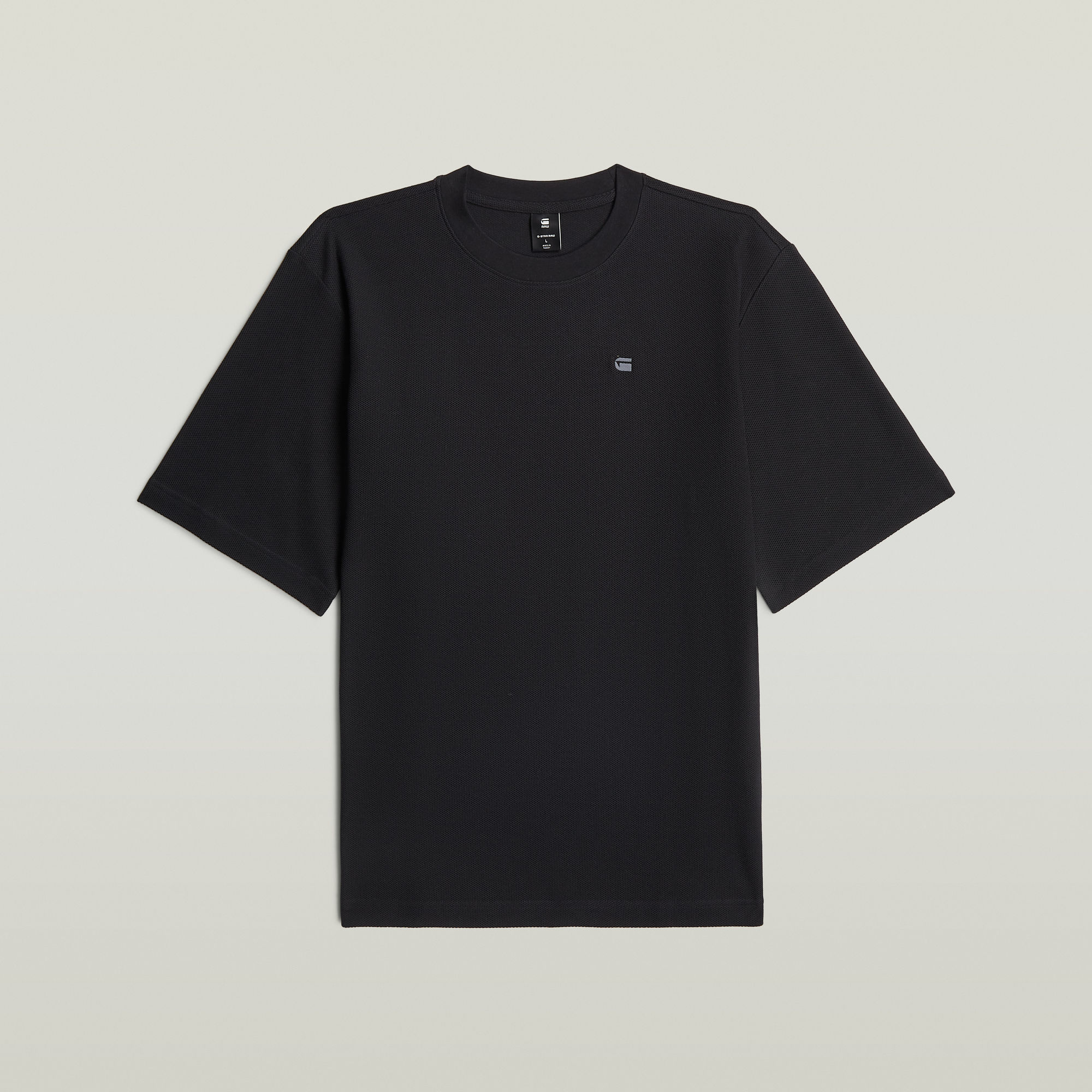 G-Star RAW Structured Chest Logo T-Shirt - Zwart - Heren