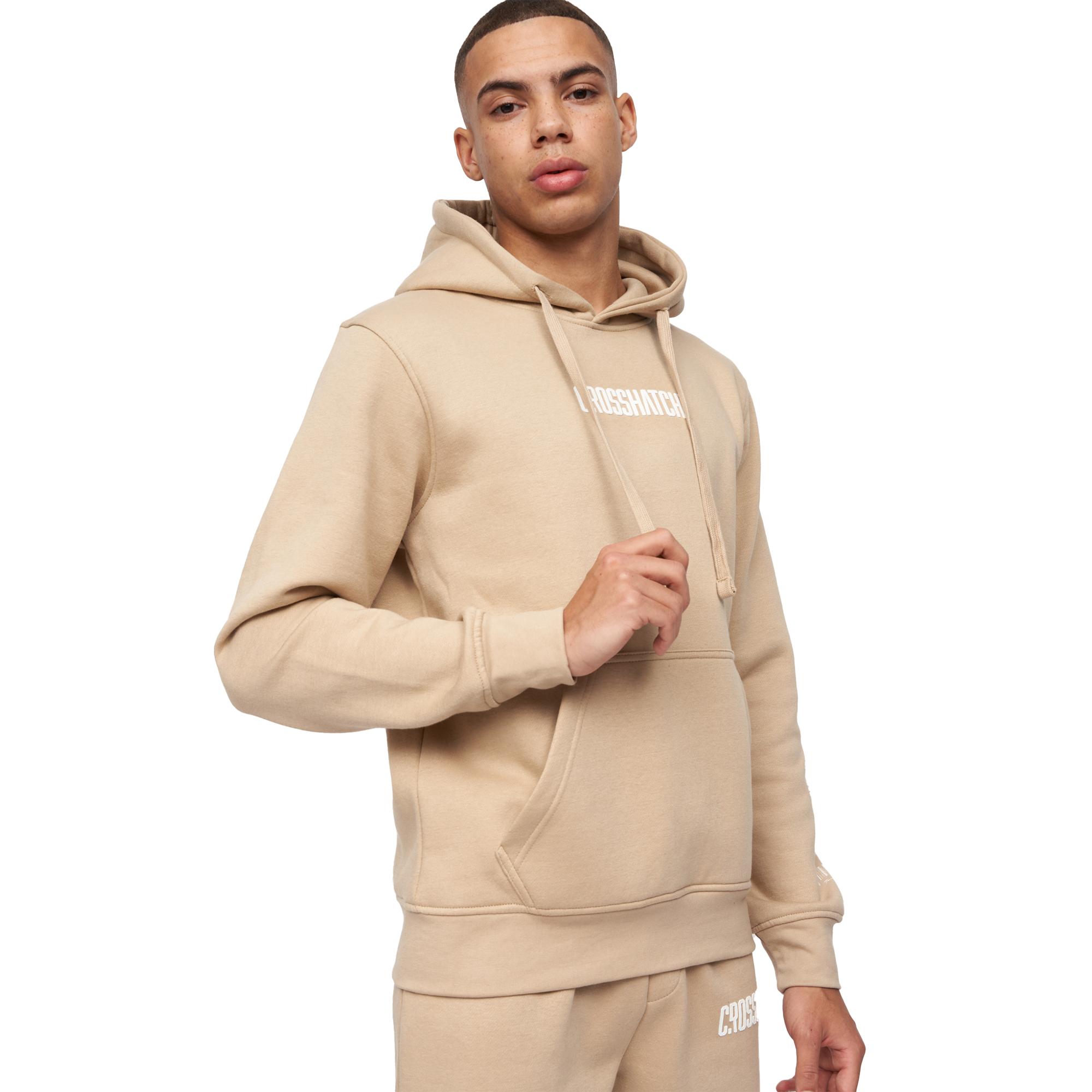 Crosshatch Bellmant-hoodie voor heren S grijs