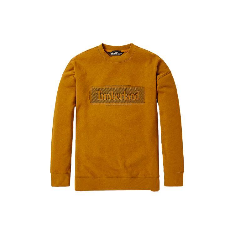 Timberland Outdoor Crew Neck Loose Pullover Sweatshirt Men sweatshirt Wheat A2A14-P47