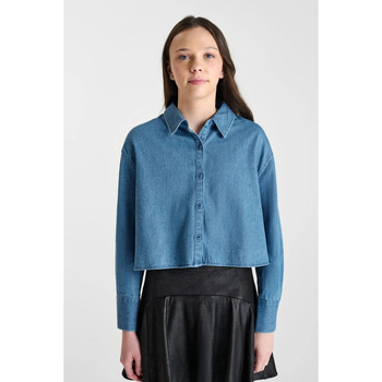 Le Temps des Cerises Blouse  Overhemd van jeans ALBERTAG